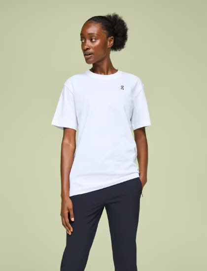 ON Graphic-T Freizeitshirt Sportshirt Damen weiß