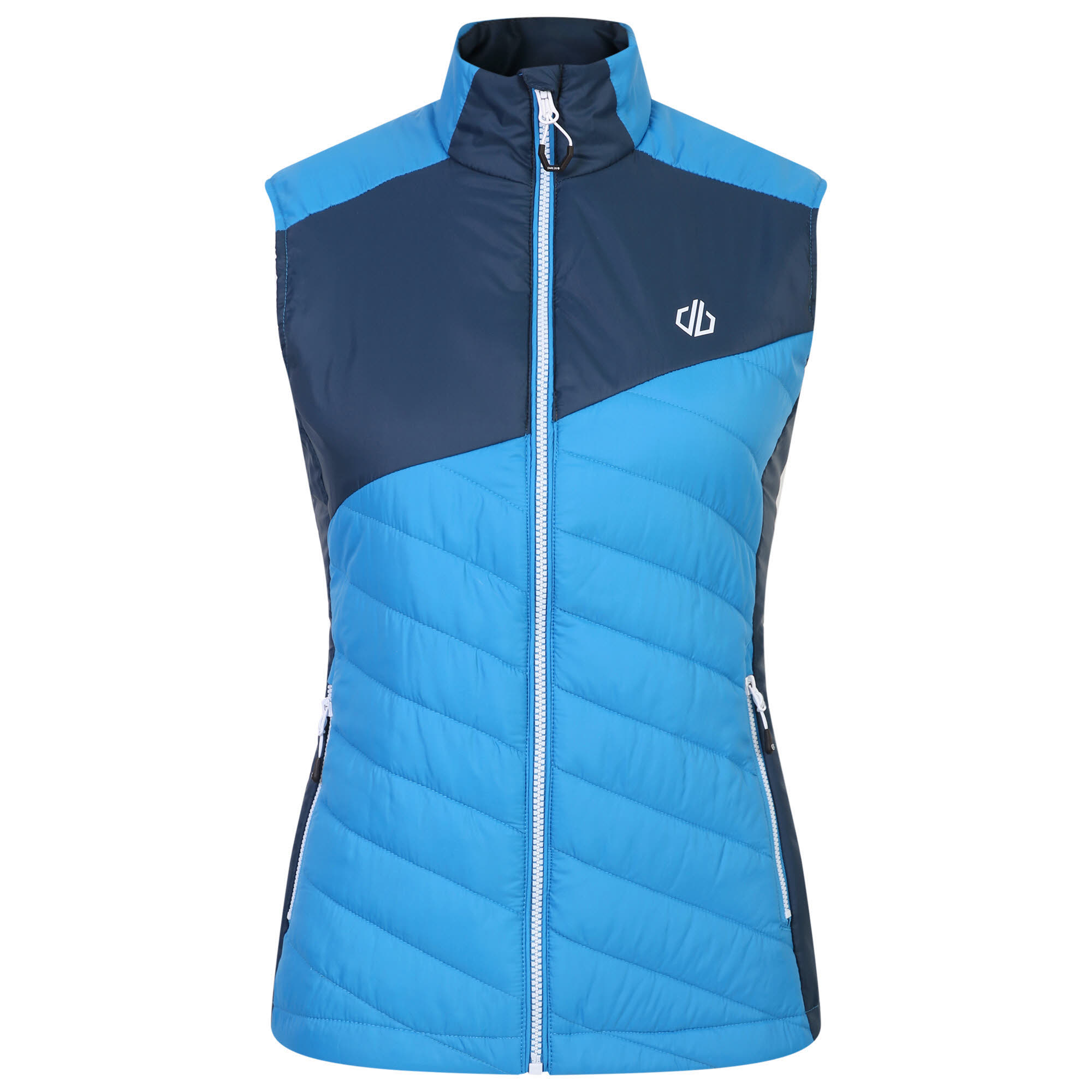 Dare2B Ascending Gilet Damen Schlupfjacken ärmellose Weste blau