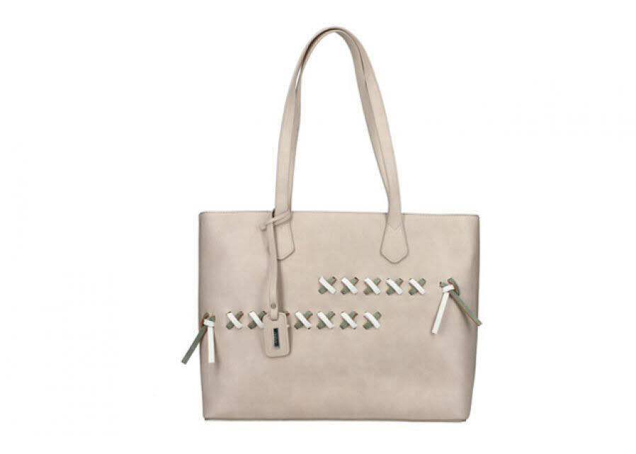 Rieker Tasche Umhängetasche Shopper Modetasche Damen beige