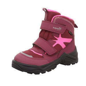 Superfit Stiefelette gefüttert wasserdicht Kinder Mädchen rosa pink