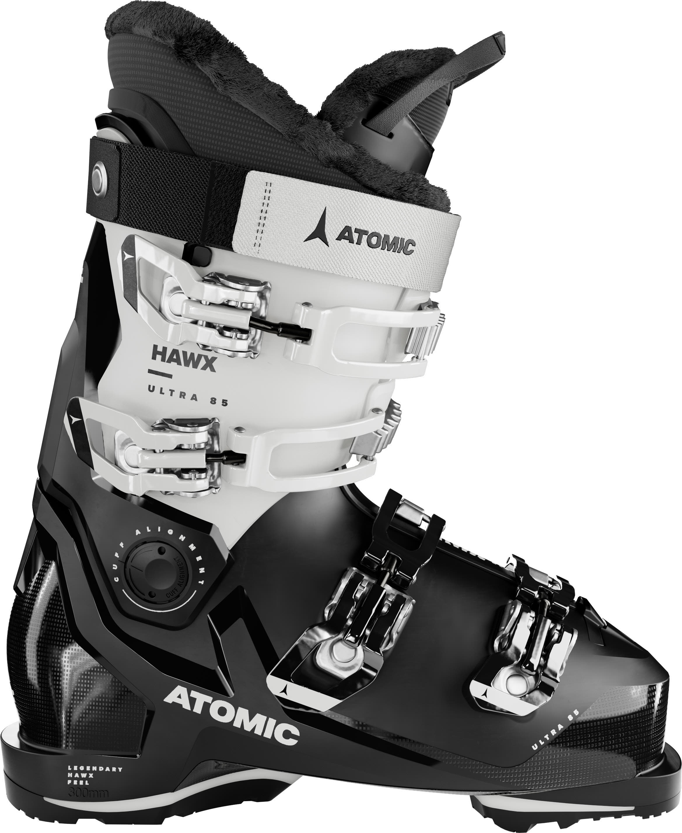 Atomic Hawx Ultra 85 W GW Skischuh schmale Passform Damen Schwarz/ Weiß
