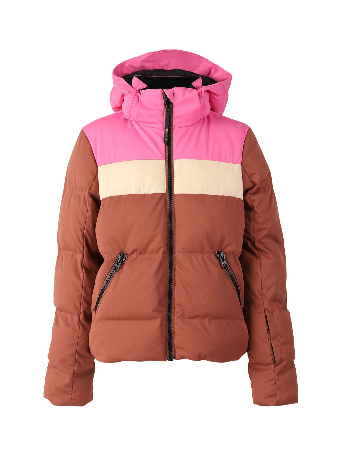 Brunotti Niagony Kinder Skijacke Schneejacke Winterjacke Mädchen braun rosa