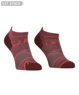 Ortovox Alpine Light Comp Low Socks W Weiche technische Merino-Kniestrümpfe Rot Damen