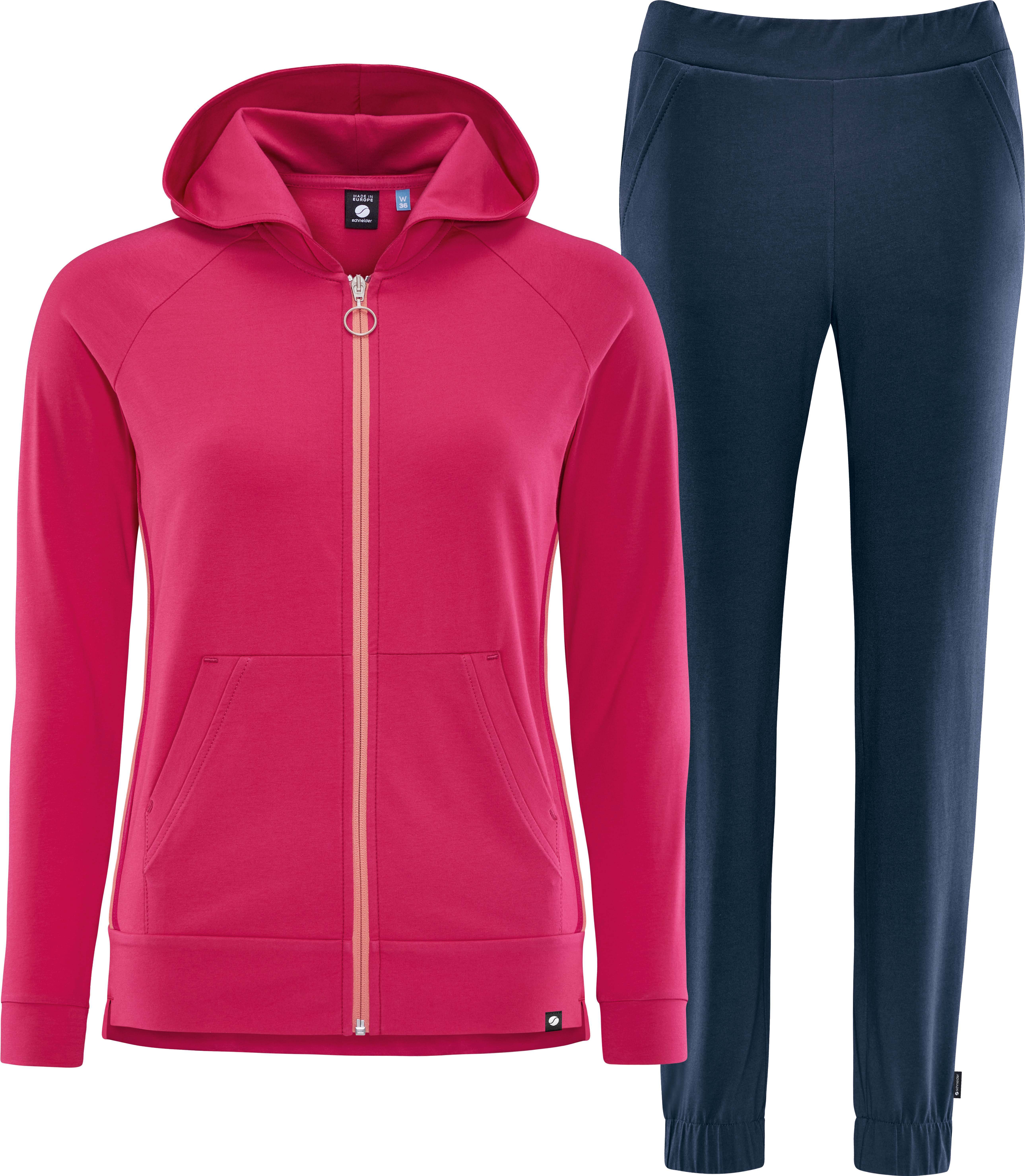 Schneider Louisaw-Anzug Damen Trainingsanzug Jogginganzug rosa