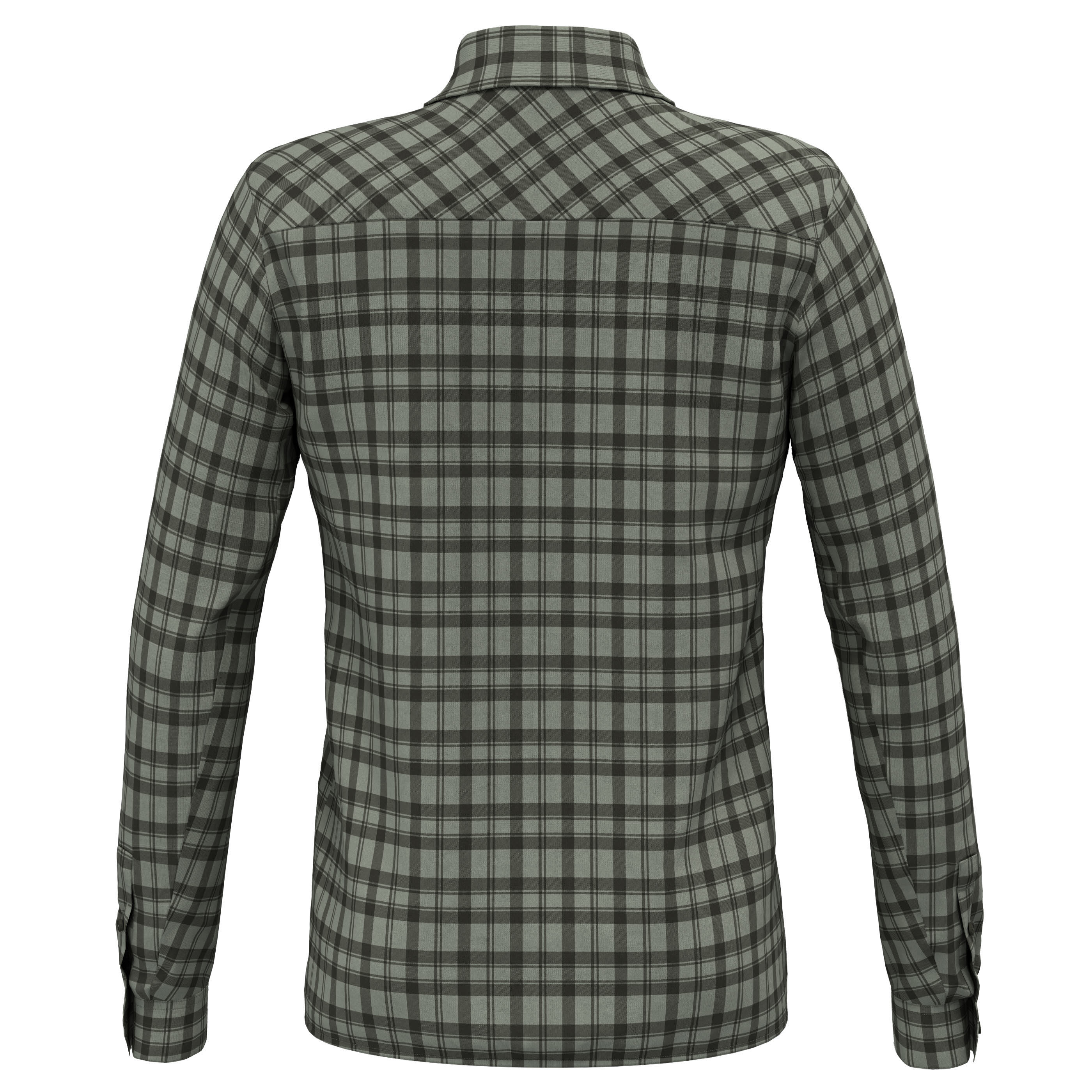 Salewa Fanes Flannel 5 Polarlite Herren Hemd Flannelhemd Trekkinghemd grün