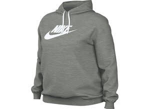 NIKE SPORTSWEAR GYM VINTAGE Damen Hoodie Kapuzenpullover grau NEU