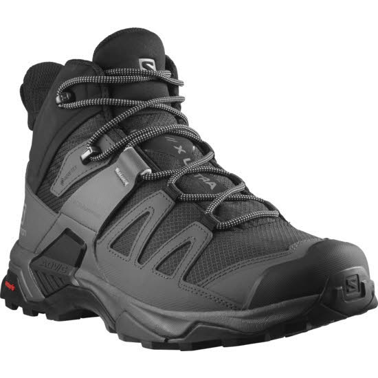 Salomon X ULTRA 4 MID WIDE GORE-TEX Herren Trekkingschuhe High Wanderschuhe schwarz