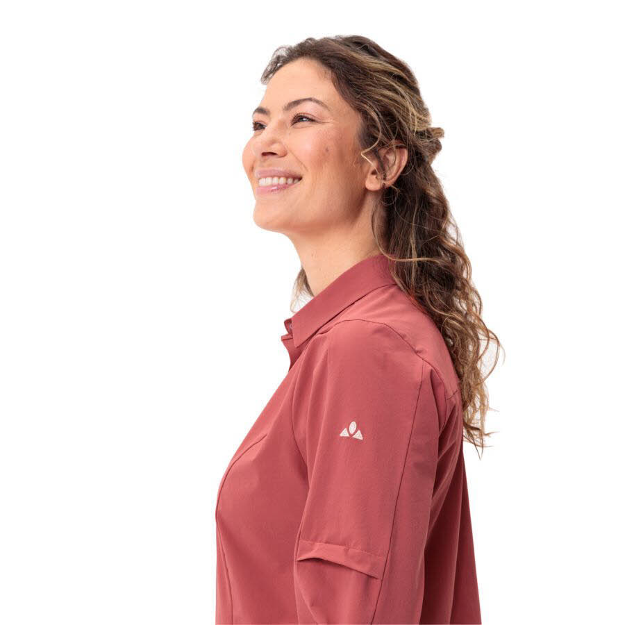 Vaude Farely Stretch Damen Bluse Outdoor Bluse rot