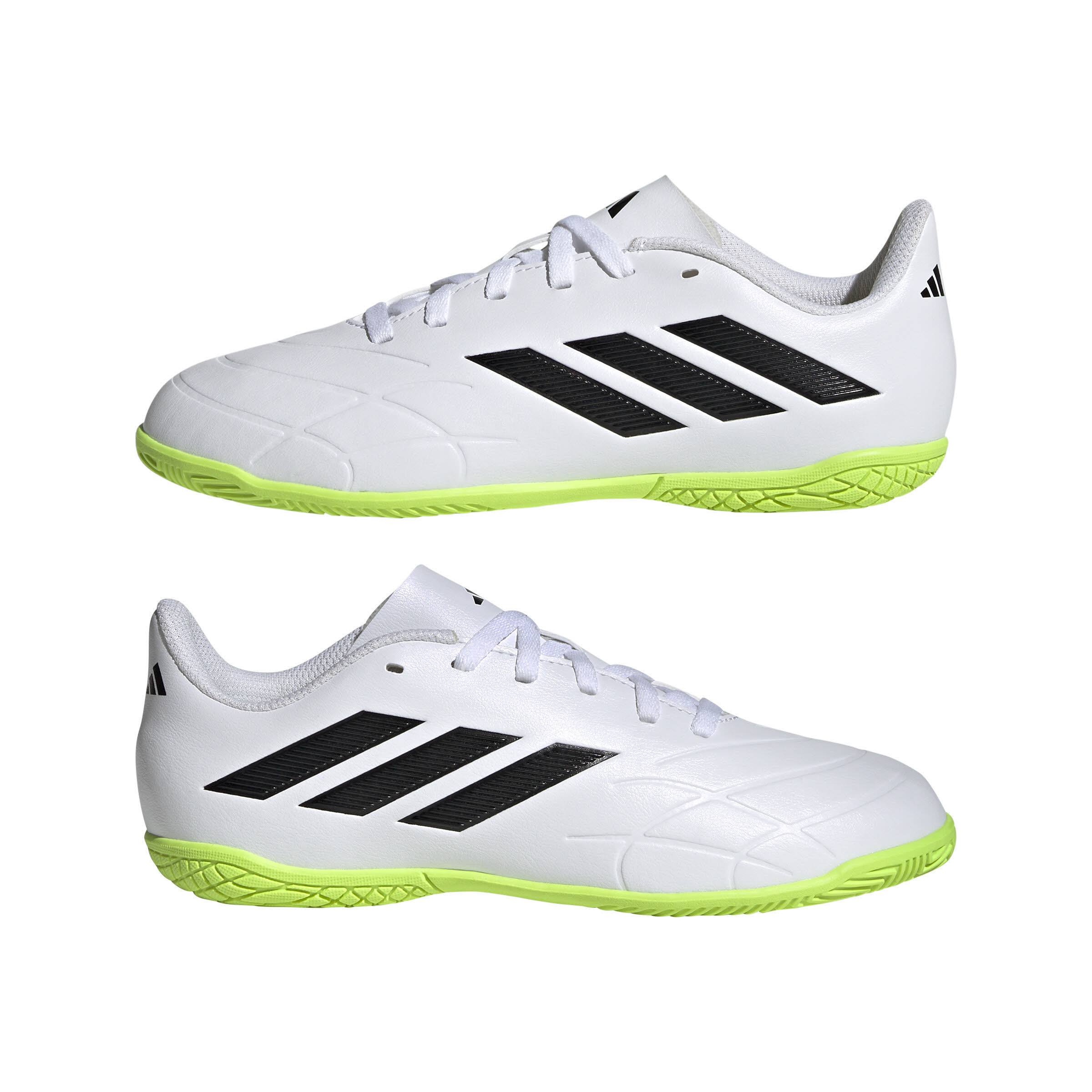 adidas Copa Pure. 4 in 1 Kinder Hallenfußballschuhe Sportschuhe weiß