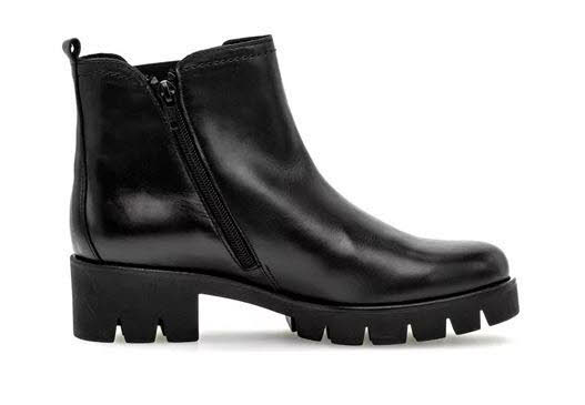 Gabor Chelsea Boot Damen Stiefelette Slipper schwarz