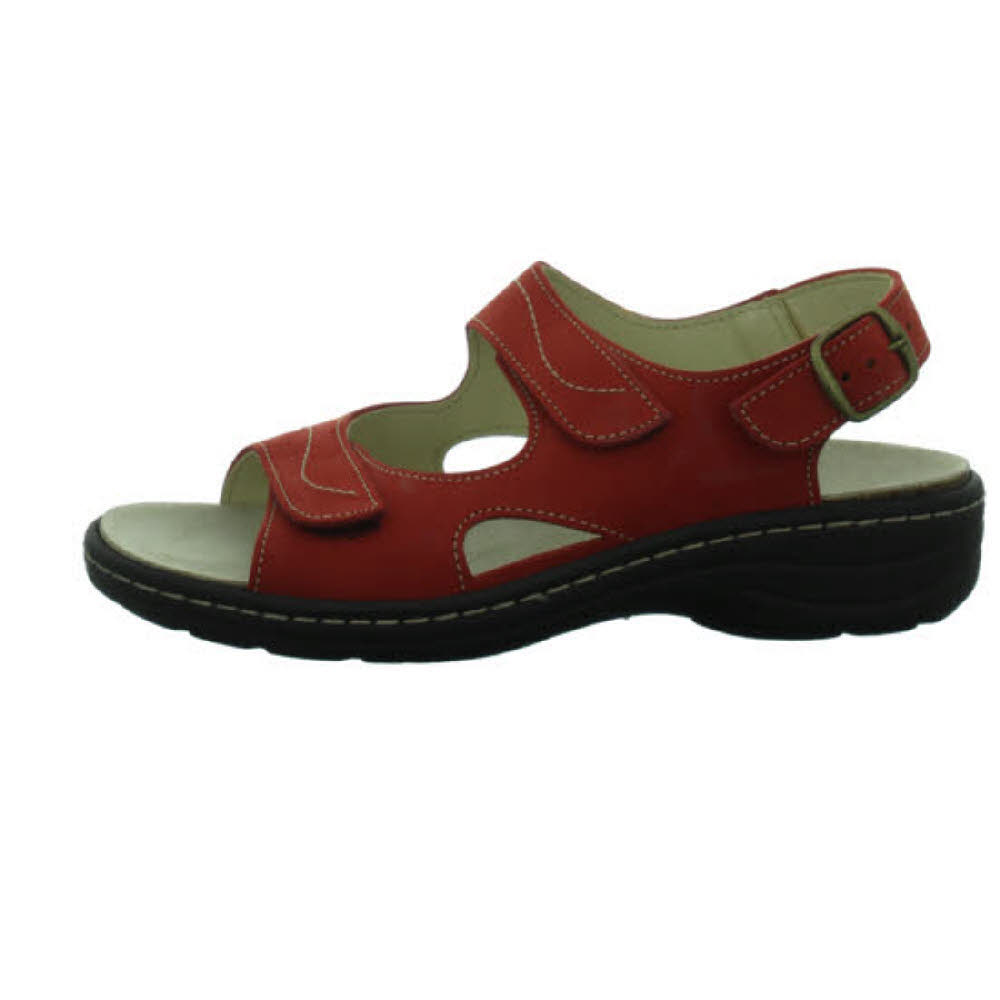 Longo Sandalen Damen Sommerschuh Freizeitschuh rot NEU