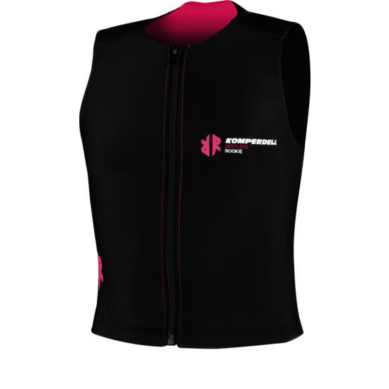 Komperdell Pro Vest ECO Junior Kinder Rückenprotektor Alpin schwarz-pink NEU