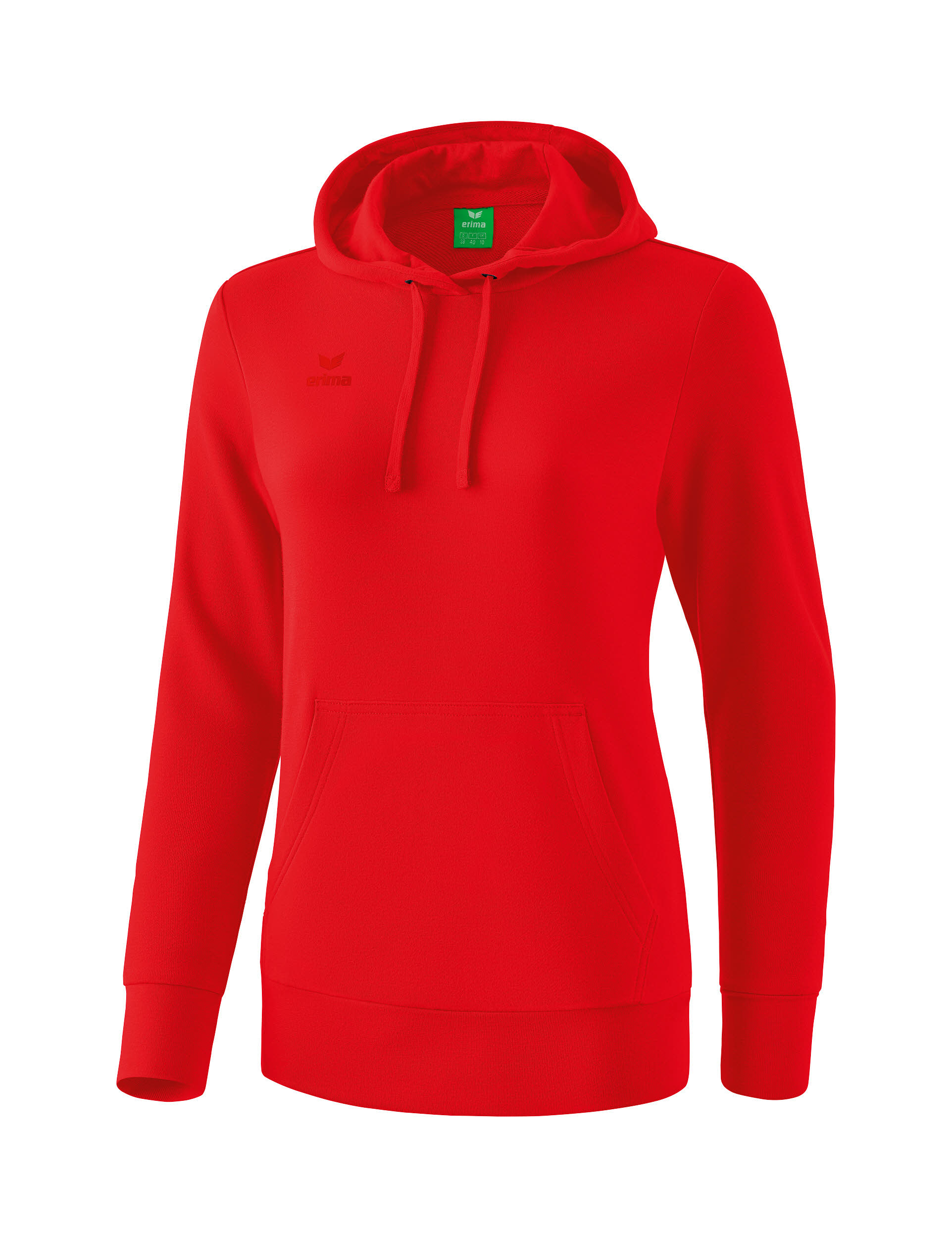 Erima Kapuzensweat Damen Kapuzenpullover Hoody rot