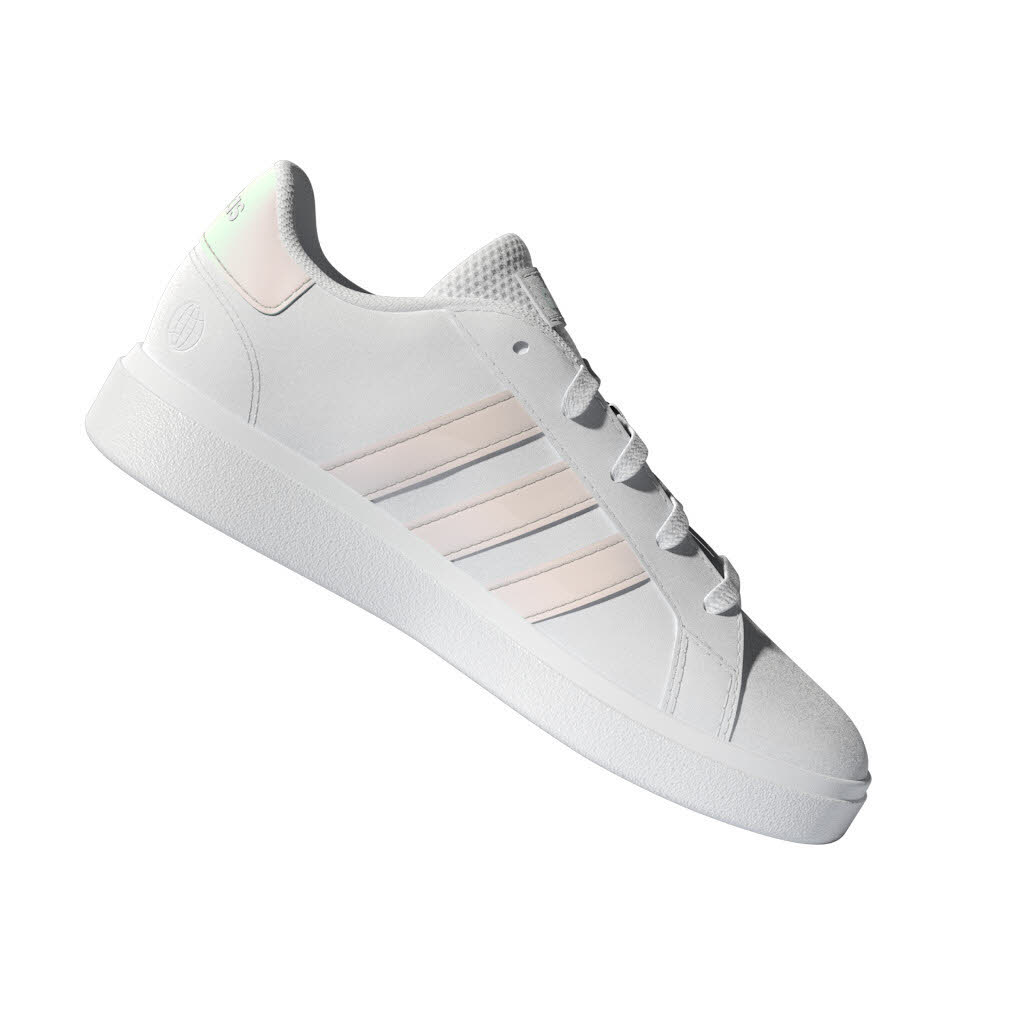 adidas Grand Court Mädchen Lifestyle-Schuhe Tennis-Schuhe weiß