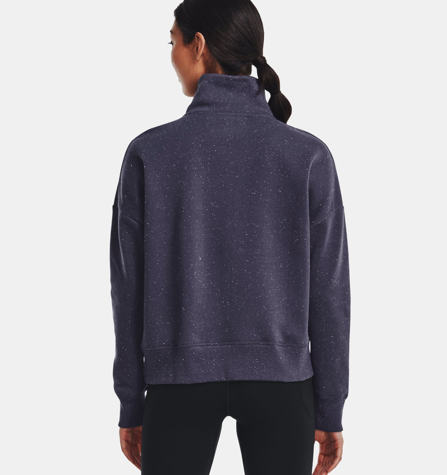 Under Armour Rival Damen Fleece ZipPullover blau