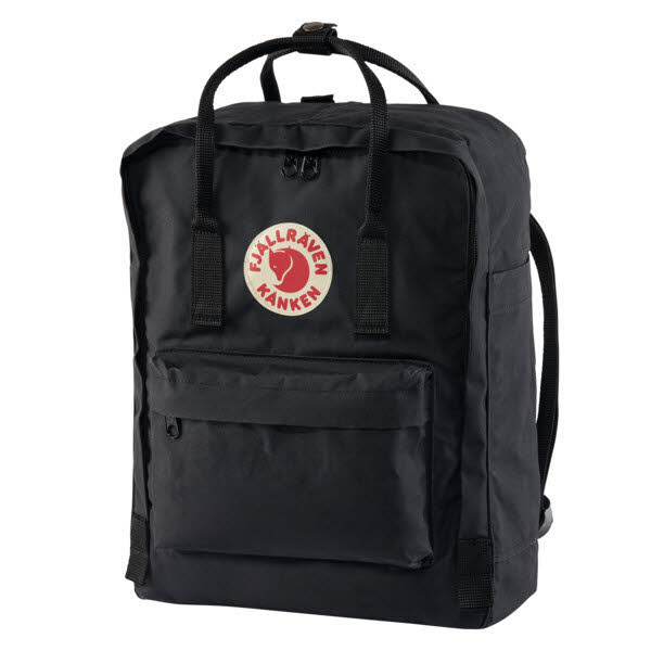 Fjällräven Kånken Rucksack Daypack Freizeit Schule Outdoor schwarz NEU