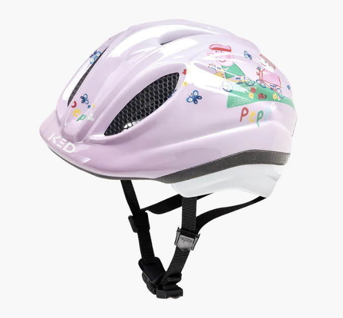 KED Peppa Pig Girl-Meggy II Originals Mädchen Fahrradhelm Kinderhelm pink