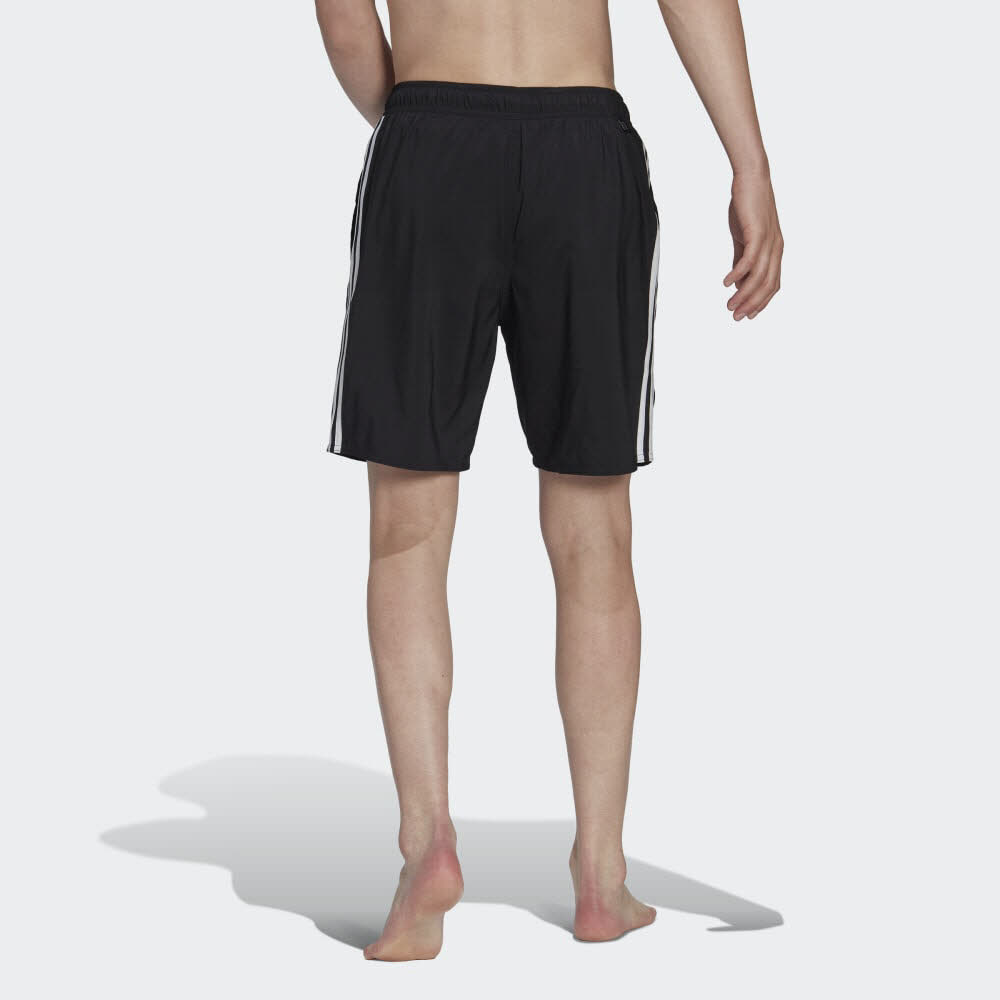 adidas 3-STREIFEN CLX Herren Badeshorts Badehose schwarz