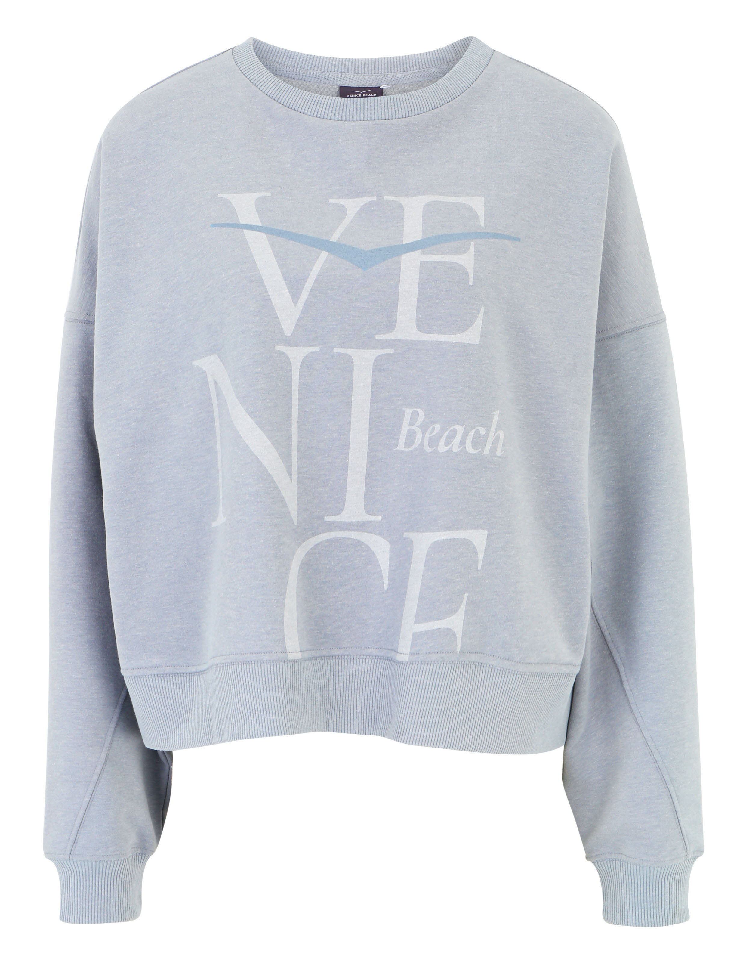 Venice Beach Anisa Damen Sweatshirt Langarmshirt grau