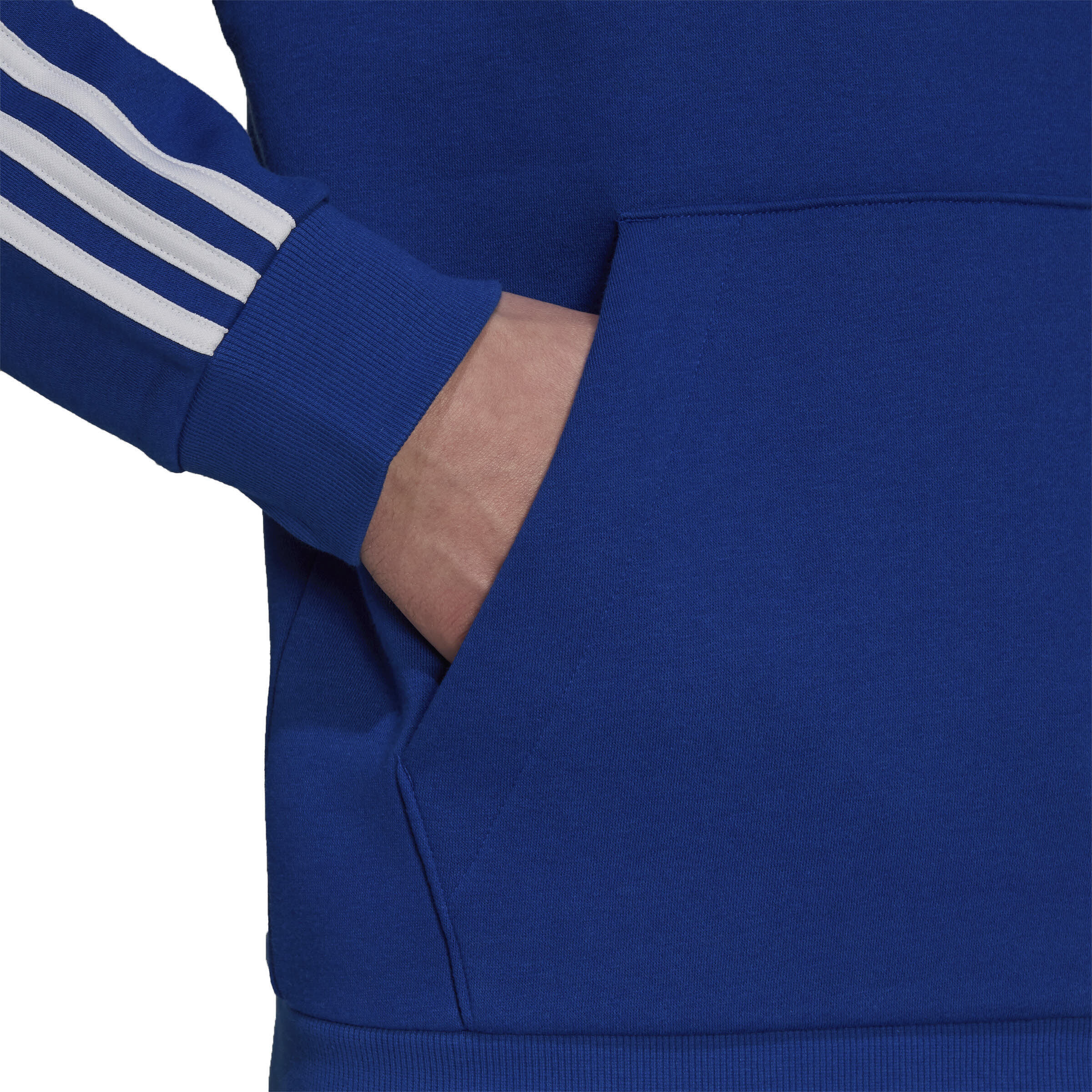 adidas sportswear Herren Kapuzenpullover Blau Weiß