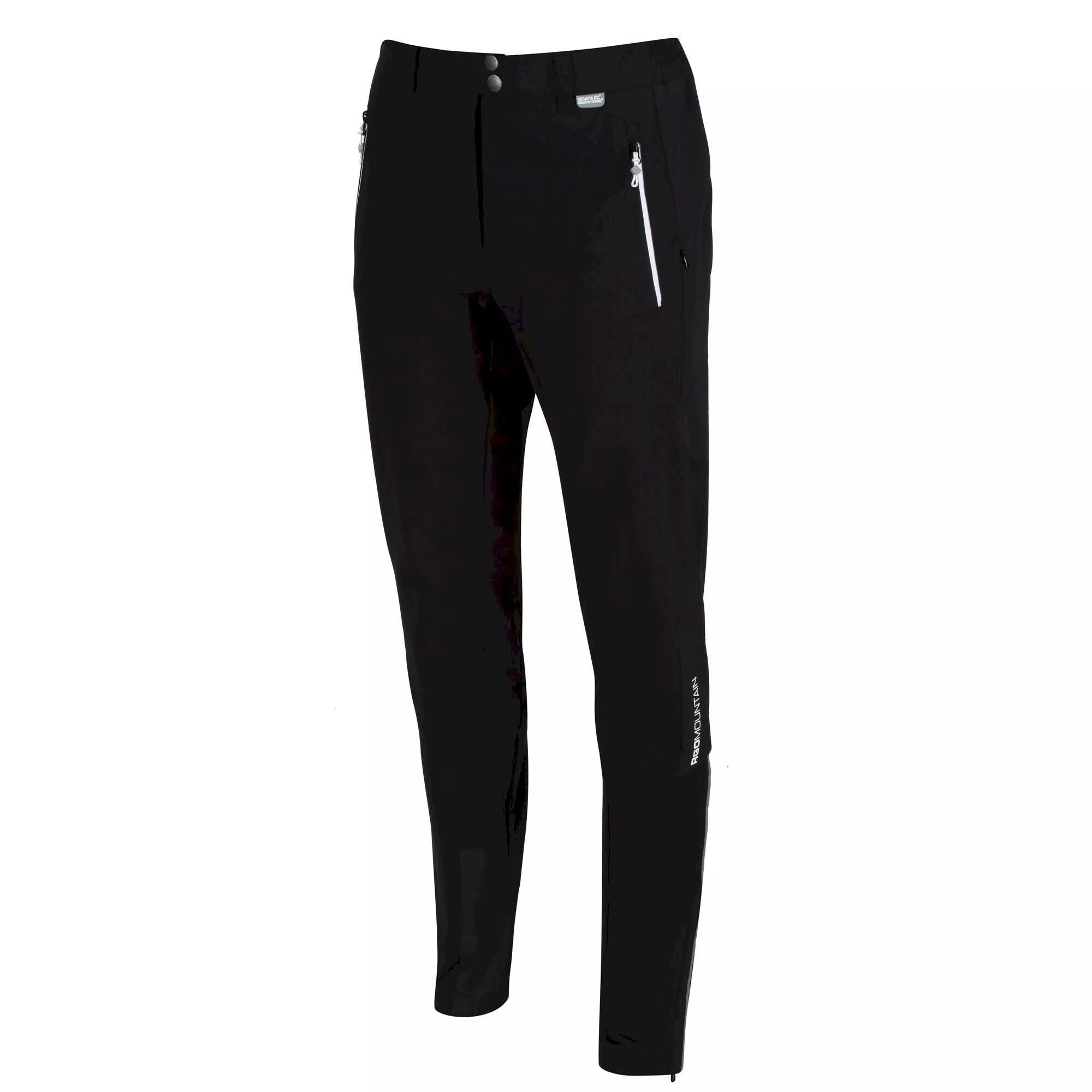 Regatta Mountain Trekkinghose gefüttert Wanderhose Walkinghose Damen schwarz