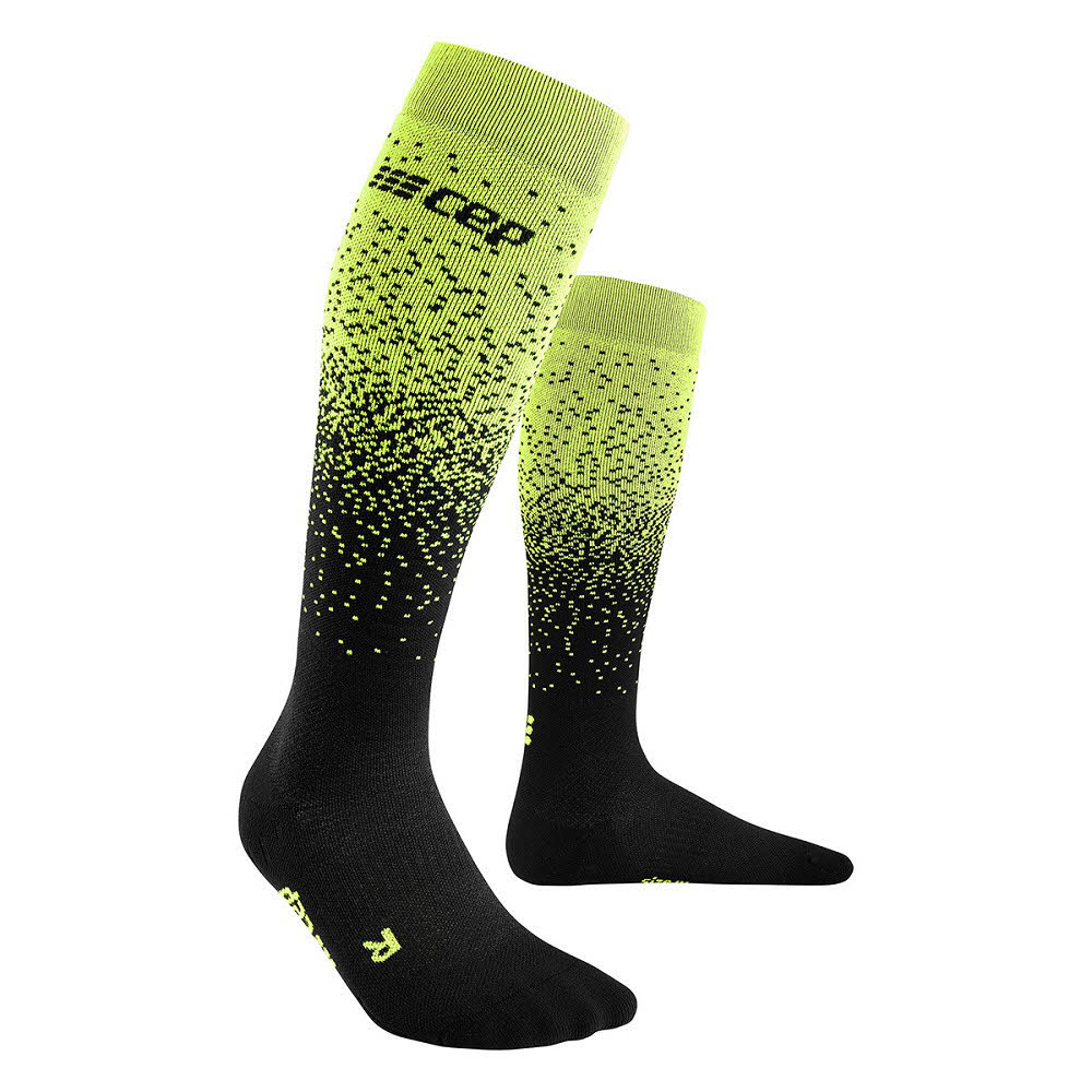 cep SNOWFALL SOCKS SKIING TALL MEN  Herren Skisocken Kompression schwarz