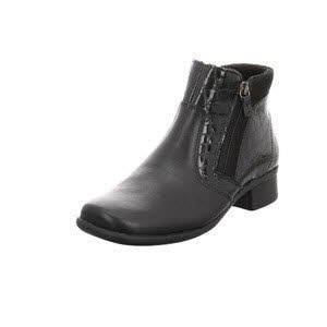 Longo Stiefelette Modeschuh Damen schwarz