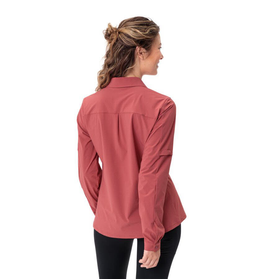 Vaude Farely Stretch Damen Bluse Outdoor Bluse rot