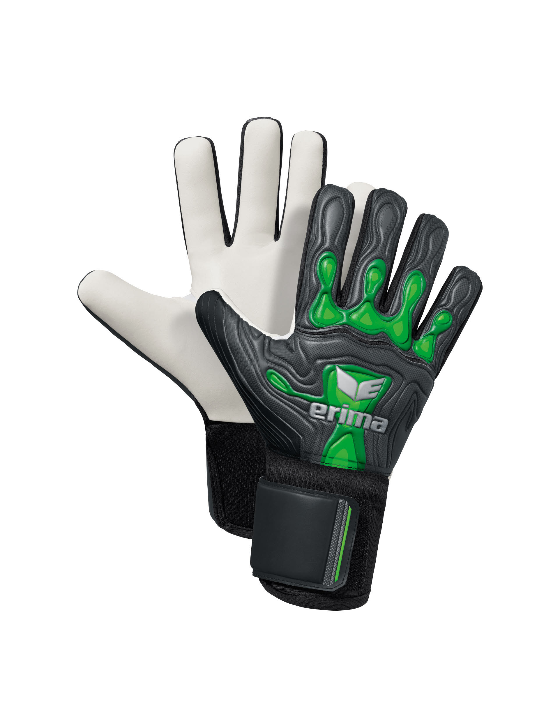 erima Flex-Ray New Talent FS Torwarthandschuhe 4 Finger Protection negativer Schnitt grün