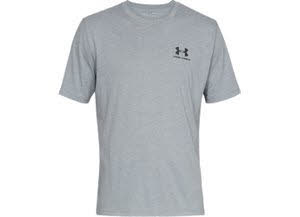 Under Armour Sportstyle Left Chest Logo Herren T-Shirt grau