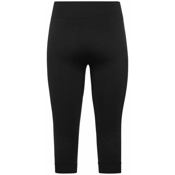 Odlo Performance Wrm Eco ¾ Baselayer-Hose Damen Funktionsunterhose black NEU