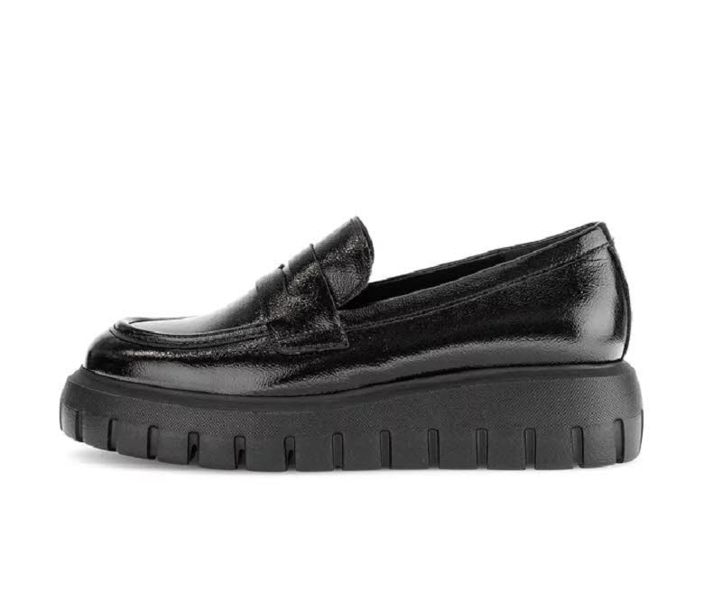 Gabor Loafer Damen Slipper Halbschuhe Modeschuhe schwarz