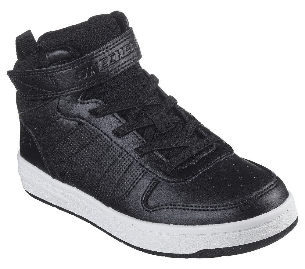 Skechers SMOOTH STREET - VORREZ Jungen Sneaker High Freizeitschuhe schwarz