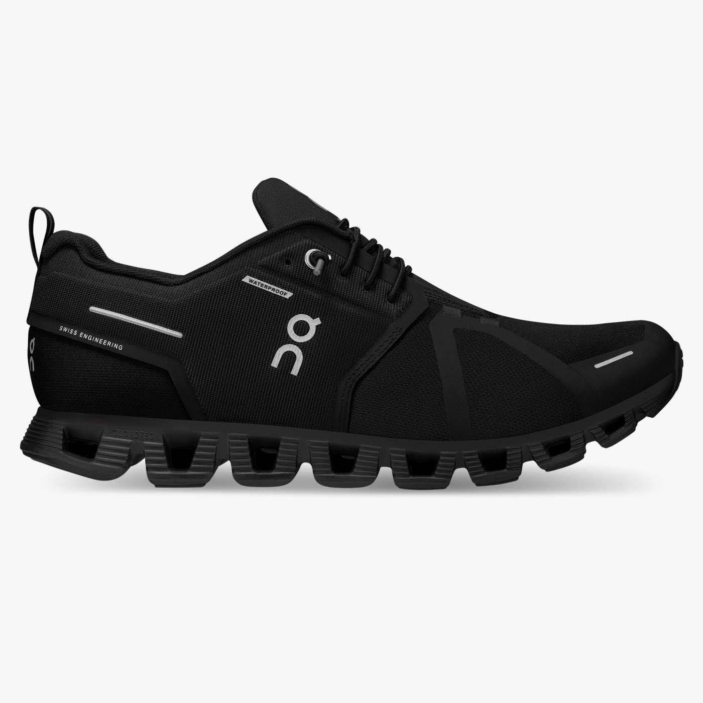 On Cloud 5 Waterproof Laufschuhe Wasserdicht Running Sport Herren all black NEU