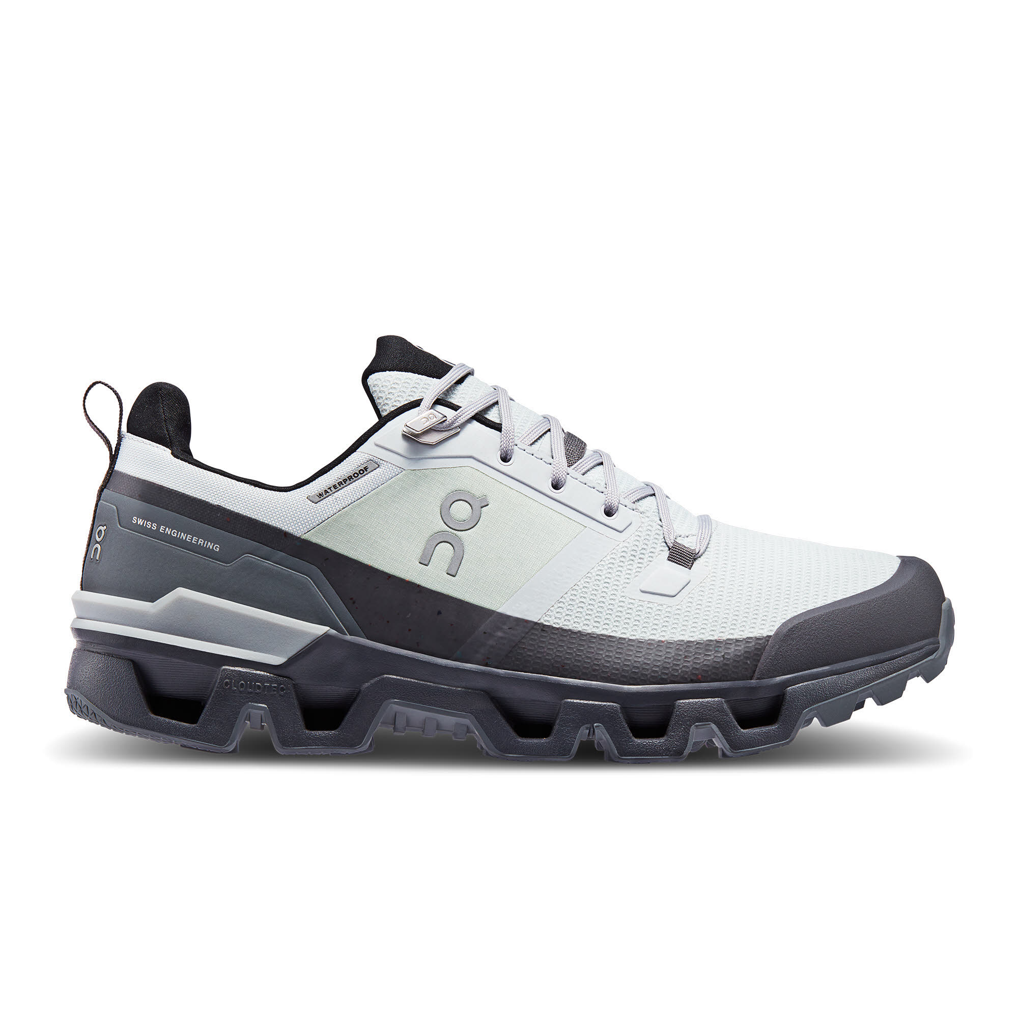 ON Cloudwander Waterproof Herren Outdoor-Schuhe Wanderschuhe grau