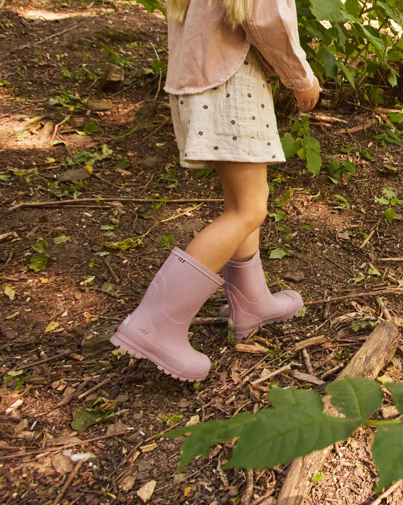 Vikinjg Jolly Mädchen Gummistiefel ungefüttert Regenstiefel Alltag Freizeit rosa NEU