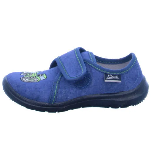 Beck Jungen Hausschuhe geschlossen blau