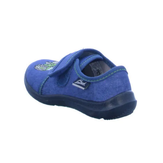 Beck Jungen Hausschuhe geschlossen blau