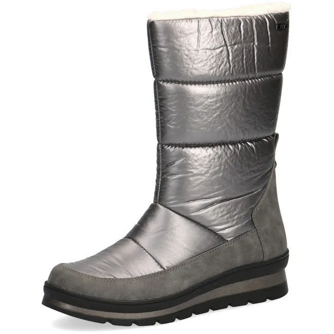 Caprice Stiefeletten Damen silber NEU