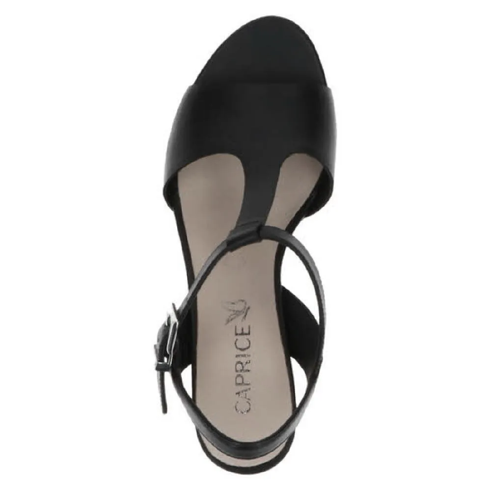 Caprice Sandalette Damen Riemchensandalette schwarz