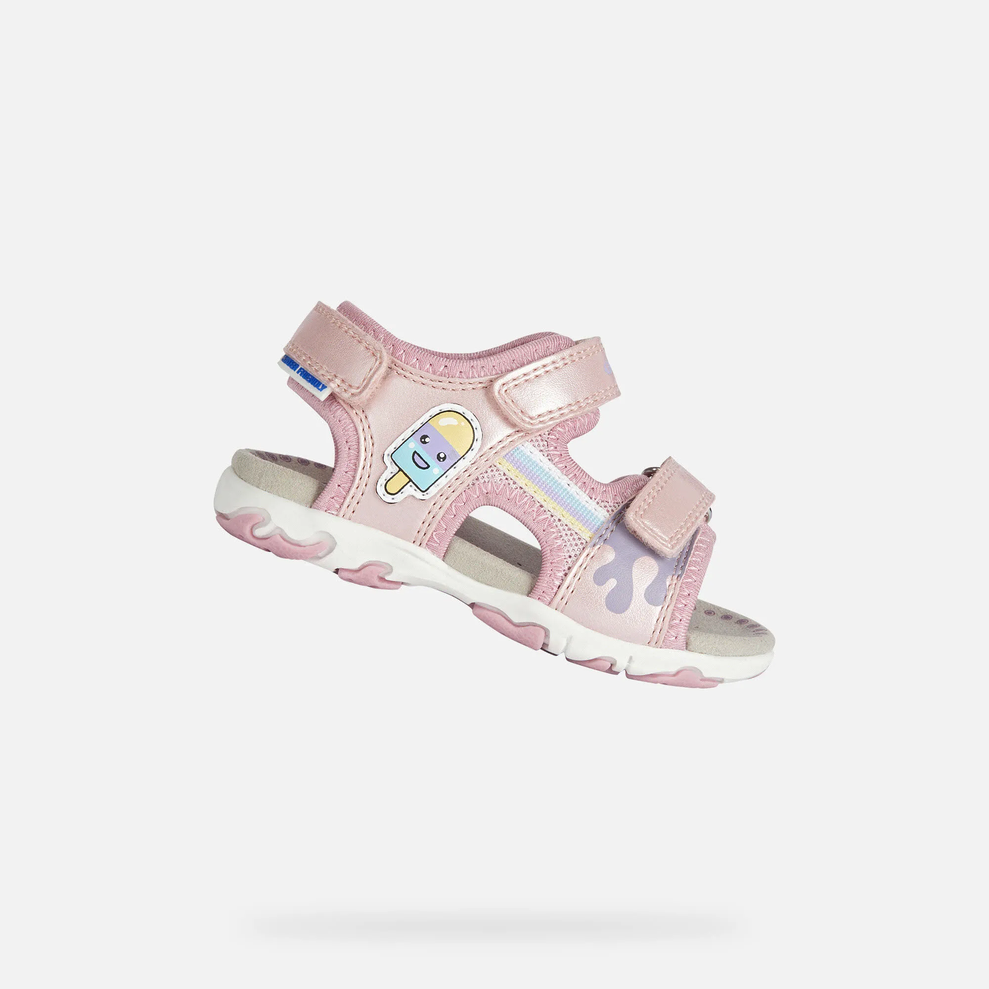 Geox Sandal Flaffee Mädchen sportliche Sandale rosa