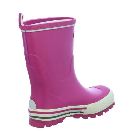 VIKING JOLLY Mädchen Gummistiefel ungefüttert Regenstiefel waterproof Fuchsia/Weiß NEU