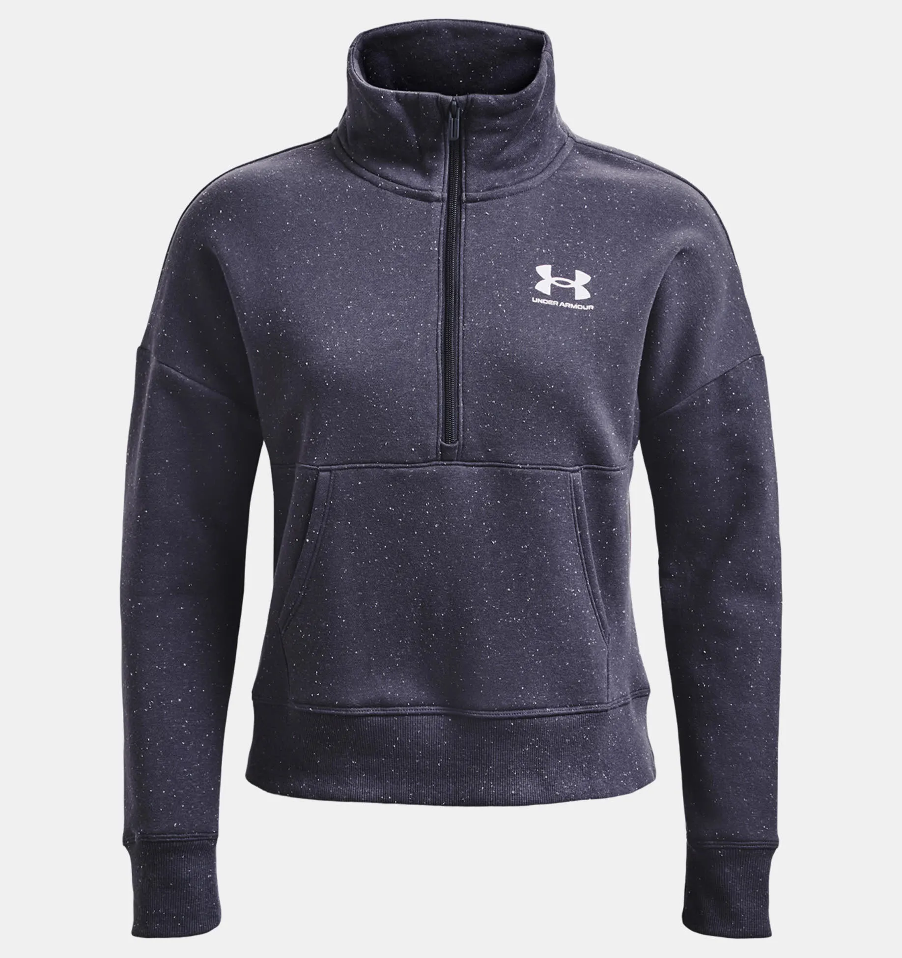 Under Armour Rival Damen Fleece ZipPullover blau