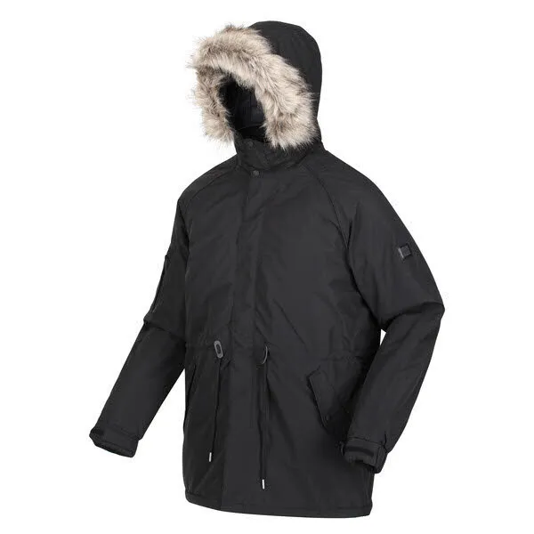 Regatta Salinger III Parka Jacke Freizeitjacke modisch Herren schwarz