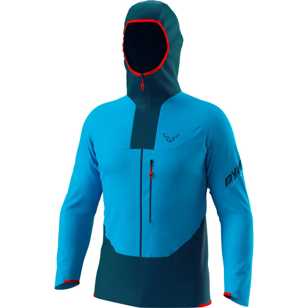 Dynafit Traverse Dynastretch Windjacke Stretchjacke Outdoor Sport Herren blau NEU