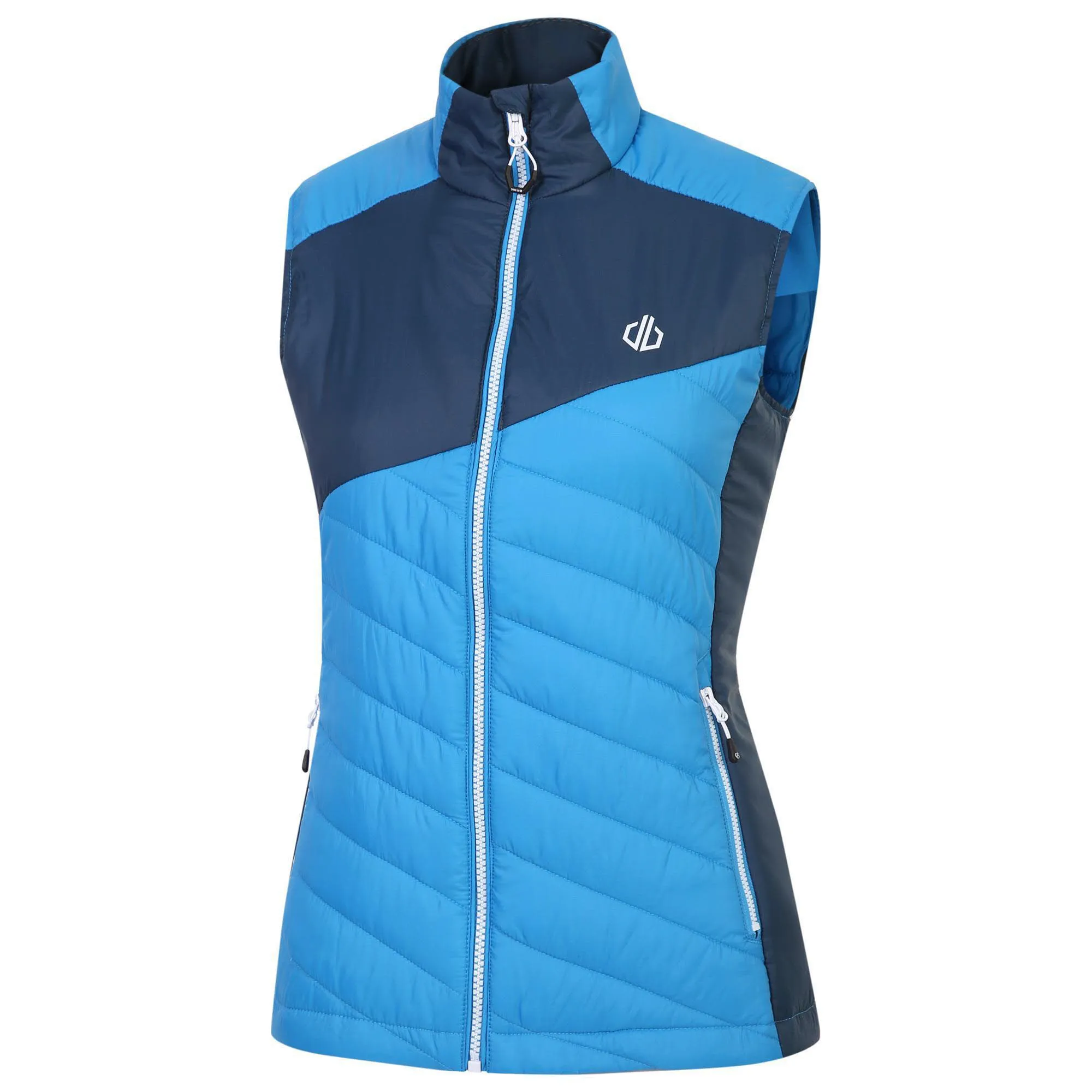 Dare2B Ascending Gilet Damen Schlupfjacken ärmellose Weste blau