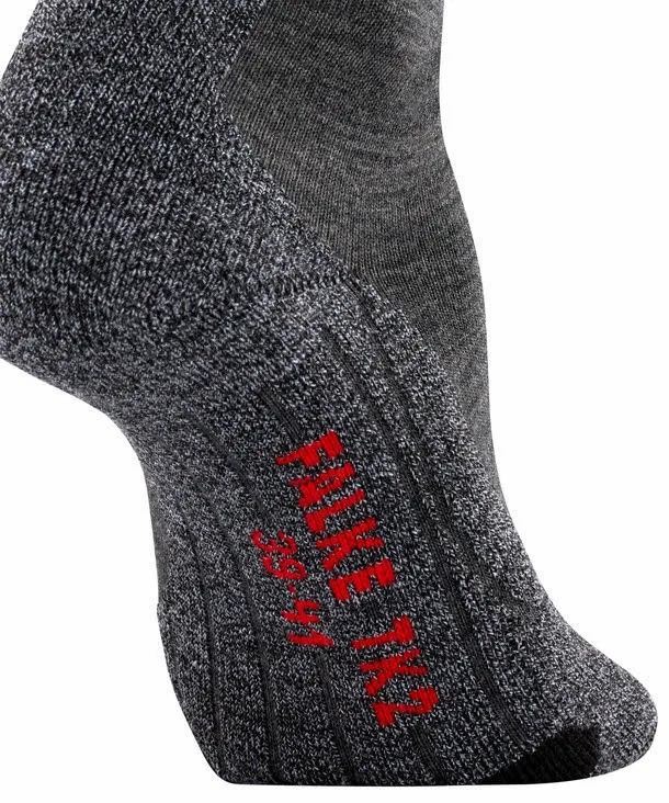 FALKE TK2 Damen Wandersocken Trekkingsocken Outdoorsocken 1 Paar grau NEU