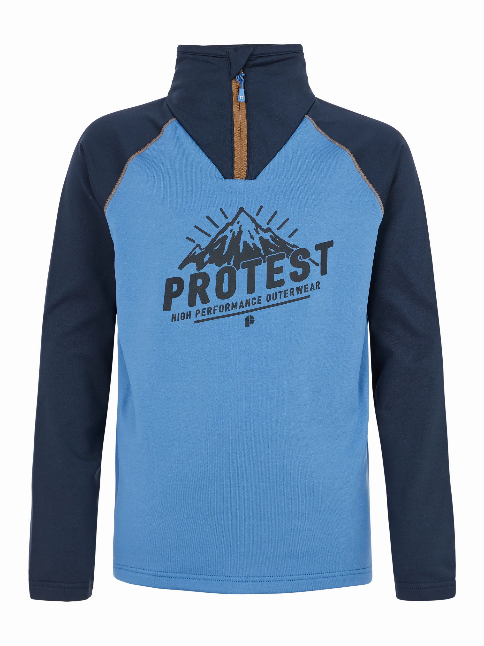 Protest PRTSKIP JR Kinder Skipullover Skirolli Fleecepullover Jungen blau