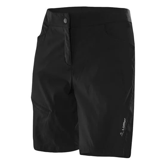 Löffler Bike Shorts Comfort CSL Damen Radhose kurz Freizeit schwarz NEU