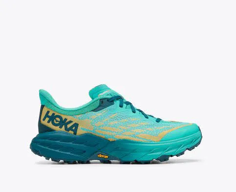 Hoka W Speedgoat 5 Laufschuh Joggingschuh Trailrunning Damen türkis blau NEU